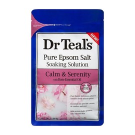 Dr Teal's Pure Epsom Salt Calm & Serenity - Rose Essential Oil 1.36kg