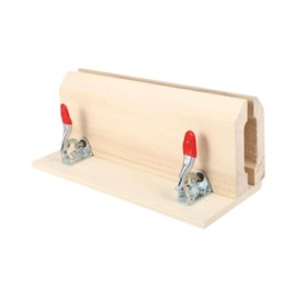 Frediuo Stitching Horse PU Leather Clamp, Wooden PU Leather Craft Retaining Clip, Lacing Horse Clamp,Wood Belt DIY Clip