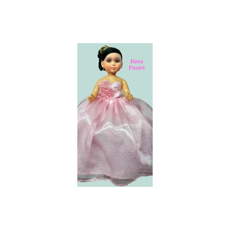 Muñeca Quinceañera Xv Rosa Pastel Ii