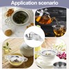 2 PCS Unusual Tea Strainers for Loose Tea with Drip