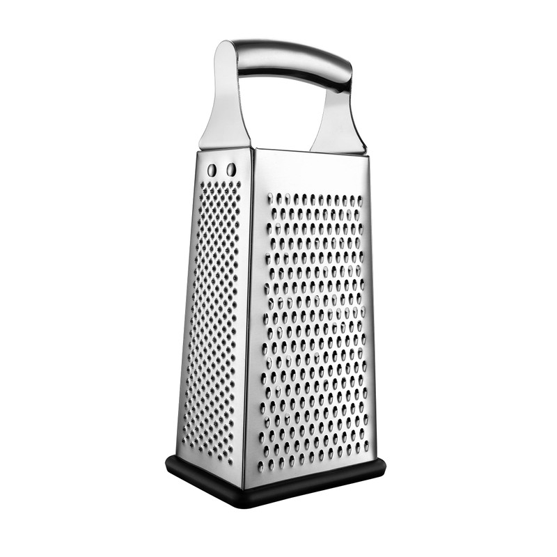 Spring Chef Professional Large Parmesan Cheese Grater, Stainless Steel Metal