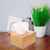 AIMALL Bamboo Tissue Box with Magnetic Lid – 6.29 x
