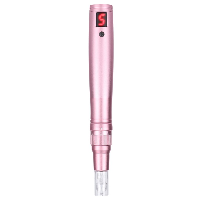 Electric Micro Needle Pen Rechargeable 5 Gears Derma Rolling Pen