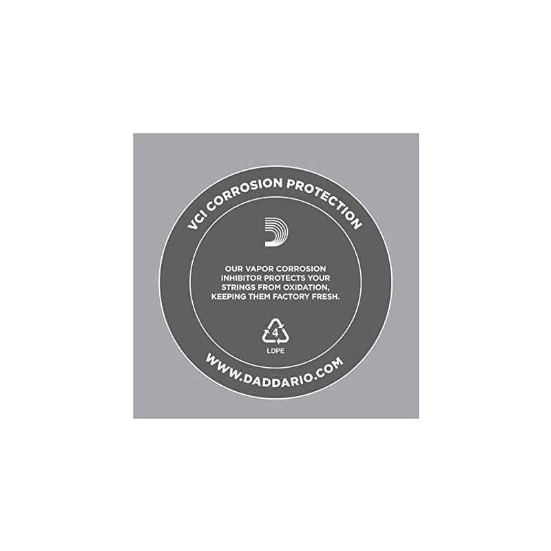 D'Addario PL017 0.017 Plain Steel Single String Guitar