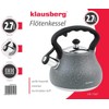 Marble Whistling Kettle Grey Gas Cooker Induction All Stove Types