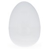 Set of 2 White Plastic Jumbo Size Easter Eggs 10