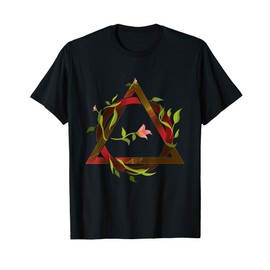 therian symbol with flowers inclusion T-Shirt