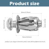 EMVANV 20 PCs Hollow Door Anchors,Hollow Metal Cavity Fixing Hollow