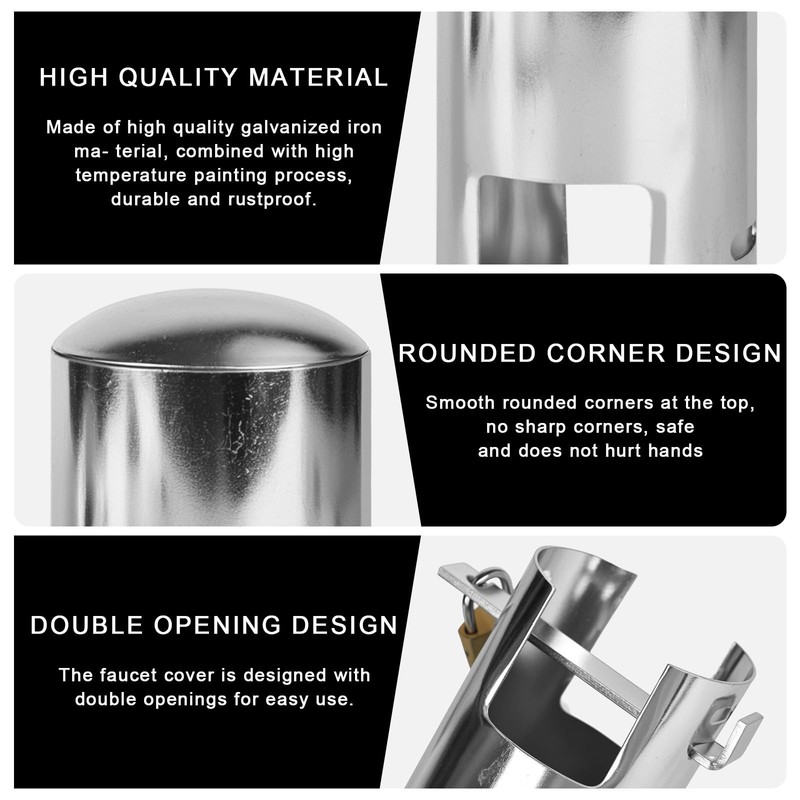 RUCUDIM Tap Lock, Tap Lock, Anti Theft Tap Lock, Outdoor