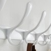 SKOLOO Coat Rack Wall Mounted - 6 Hooks, Heavy Duty,