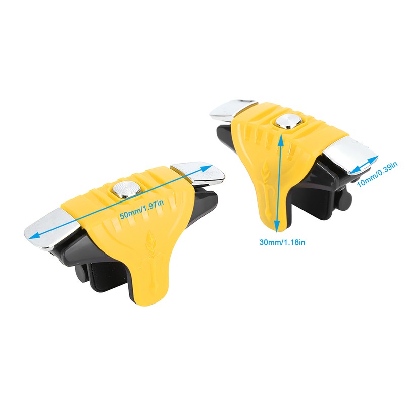 8 Pcs F1 Metal Games Buttons Mobile Shooting Trigger Controller