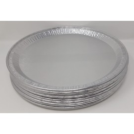 Aluminium Foil Round Roasting Oven Dish Trays Pizza BBQ Platter 30cm 12" (2)