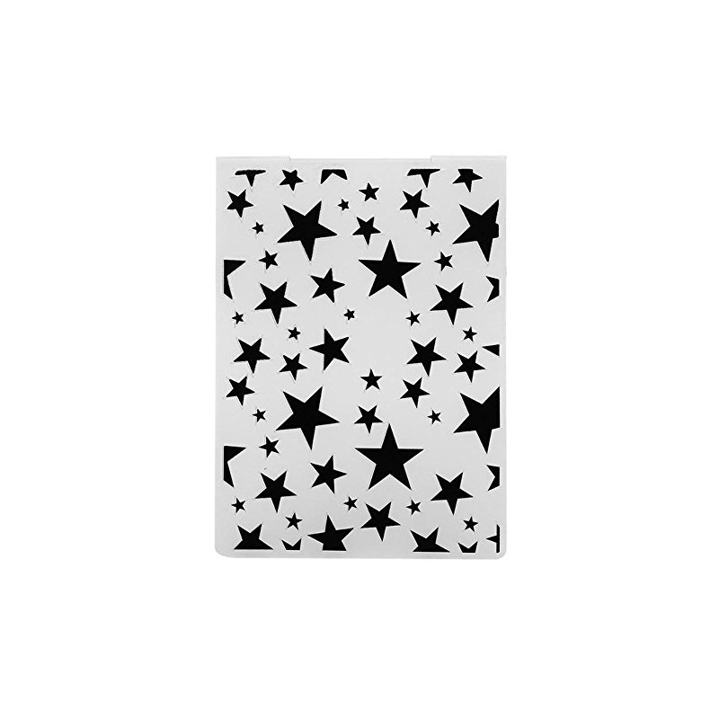 arriettycraft Star Plastic Embossing Folder for Scrapbook DIY Album Card