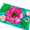 GREETING ART Lotus Pop Up Card, Birthday Card for Women,