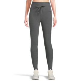 Beyond Yoga Womens Spacedye Go Pocket Midi Legging True Gray Heather MD (US Women's 6-8) One Size