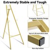 Gold Poster Easel Stand for Wedding Sign, Large Heavy Duty