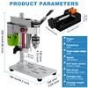 MXBAOHENG Mini Desktop Drill Press 7-speed Micro Drill Press with