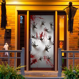 JOYIN Joiedomi Halloween Haunted House Decoration Window Door Cover Zombie Hands 72X30 Inches