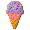 Ice Cream Cone Cookie Cutter with Waffle Cone Detail –