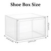 DEEZOMO Upgraded X-Large Shoe Organizer, Stackable 6 Pack Plastic Shoe