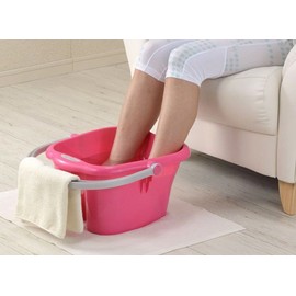 Inomata Chemistry 2503 Inomata Foot Bath, Relaxing, Cold Protection, Pink