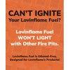 Exclusive Fuel for Lovinflame Fireplaces Fire Pits Firebowls Candles Non-Toxic,
