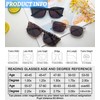 OCCI CHIARI Reading Sunglasses 2.25 Men's Trendy Sun Readers 1.00