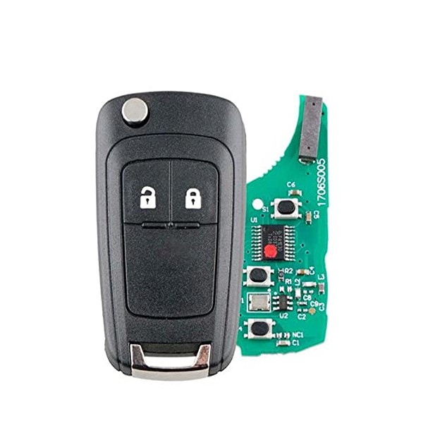 2 Button Car Key DIY for Vauxhall Astra J Corsa
