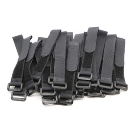 Pasow Adjustable Cable Ties Organizer Fastener with Plastic buckle (8Inch Pack of 25)