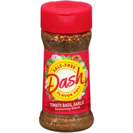 Dash Salt-Free Seasoning Blend, Tomato, Basil and Garlic, 2 Ounce