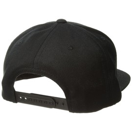 Flexfit/Yupoong 6089M,6089MT,6089CAMO 6 Panel Premium Classic Snapback Hat Cap (Black)