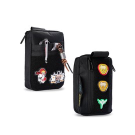 VIPERADE VE26 X-Pac EDC Pouch Small EDC Tool Bag with 8 Pockets and 3 Elastic Compartments Small EDC Organiser Bag for Multitool EDC Bag Tools Organiser with Velcro Surface (X-Pac Black)