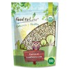 Organic Sprouted Sunflower Seeds, 1 Pound — Non-GMO, Kosher, No Shell, Unsalted, Raw Kernels, Vegan Superfood, Sirtfood, Bulk