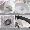 4Pzs Tapón de Silicona para Desagüe de Suelo con Ventosa,