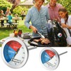 BBQ Smoker Thermometer, 2-Inch Dial Temperature Gauge with Fahrenheit and
