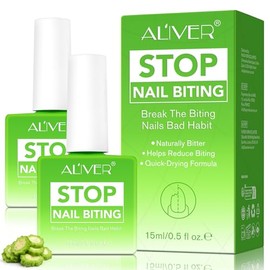 2Pack Nail Biting Treatment For Kids,Stop Biting Pen,Nail Biting Prevention,Protect & Repair,Double Effect for Correct Kids Bad Habits,kids & Adults Quick-Drying(15ml)