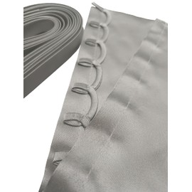 Cxapnstou Adjustable Fit Satin Corset Back Kit Lace Up to Replace a Zipper for Women Wedding Dress,Grey,14 Inches