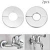 Stainless Steel Water Pipe Wall Covers Bathroom Shower Faucet Decorative