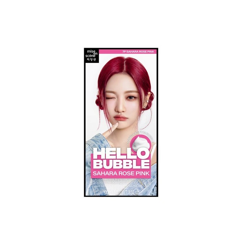 미쟝센 뉴 헬로버블 7P 사하라로즈핑크 100g Mise en Scène New