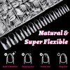Bellelfin 600Pcs Short Oval Nail Tips, Full Cover Oval Nails