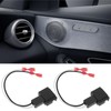 EMSea 4pcs Car Speaker Adapters Plug Lead Connectors Cable Compatible