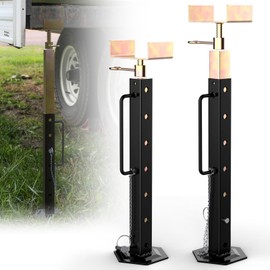 RV Slide Out Support Jacks, Universal Heavy-Duty Camper Stabilizer Jacks Adjustable from 19'' to 47'' for RV Travel 5th Wheel, Up to 5000 LBS Capacity (2 Pcs)