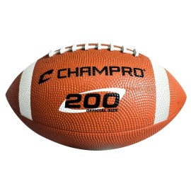 Champro NEW Champro "200" Rubber Football w/ Nylon Cord Lining (FB44) - Various Sizes - Pee Wee