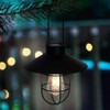 Outdoor Solar Hanging Lanterns Vintage Solar Garden Light with Warm