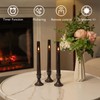 Homemory 6 Pcs Flameless Taper LED Candles with Remote and