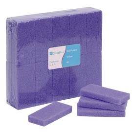 GazePlus Disposable Pumice Stone for Feet, 40 Counts Pedicure Foot Scrubber, Dead Skin Remover, Manicure Nail Care Nail Art Cutics Nail Art Cutics - Color: Purple