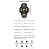 Boosns Mens Watch, Sport Digital Military Waterproof Watches LED Outdoor