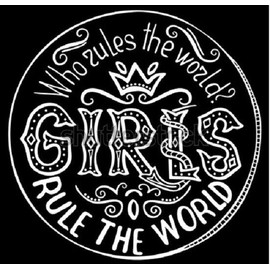 Fashion Jewelry HERO GIRLS RULE POWER FEMINIST pendant Sterling 925 plated Silver 18" necklace