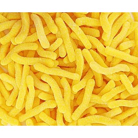 Smarty Stop Sweet & Sour Multi Flavor, Colorful Worms Gummy (1 Pound (Pack of 1), Sour Pineapple)