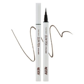 Merge The First Slim Pen Eyeliner 0.45g, SP2 Choco Fudge, 1 ea / 머지 더 퍼스트 슬림 펜 아이라이너 0.45g, SP2 초코 퍼지, 1개
